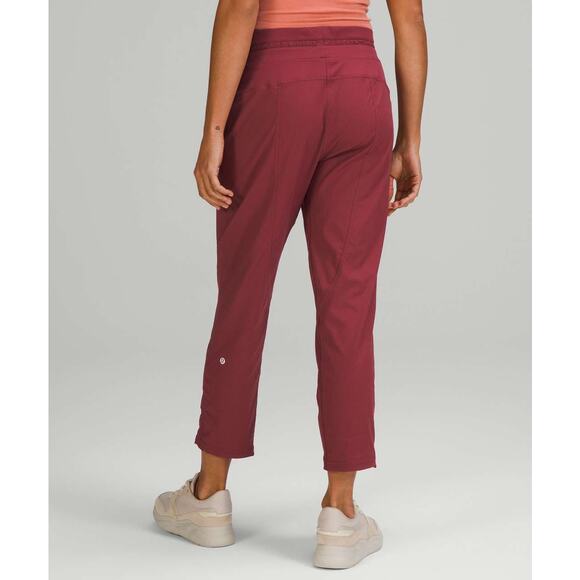 Lululemon Dance Studio Mid-Rise Crop 25" Mulled Wine Size 8 EUC W6AVQS Yoga - Picture 3 of 14